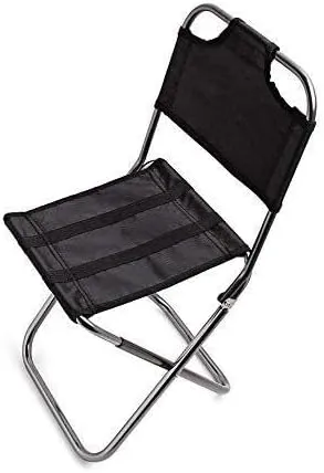 Ultralight Folding Fishing Chair, Strong Aluminum Alloy Camp Stool, Breathable Oxford Cloth for Hiking, Camping, and Outdoor Use