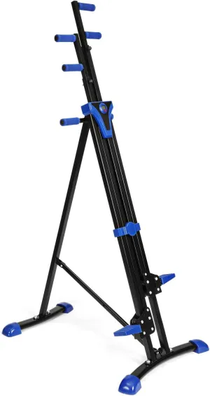 Upgraded Vertical Climber Exercise Machine, Folding Vertical Climber Cardio Exercise Machine Stepper Stair Climber for Full Body Workout Training