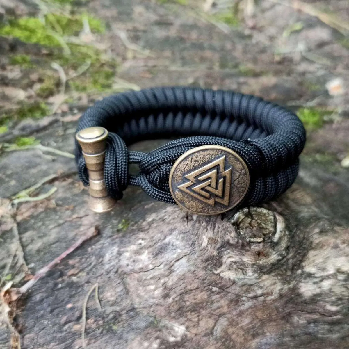 Valknut paracord bracelet
