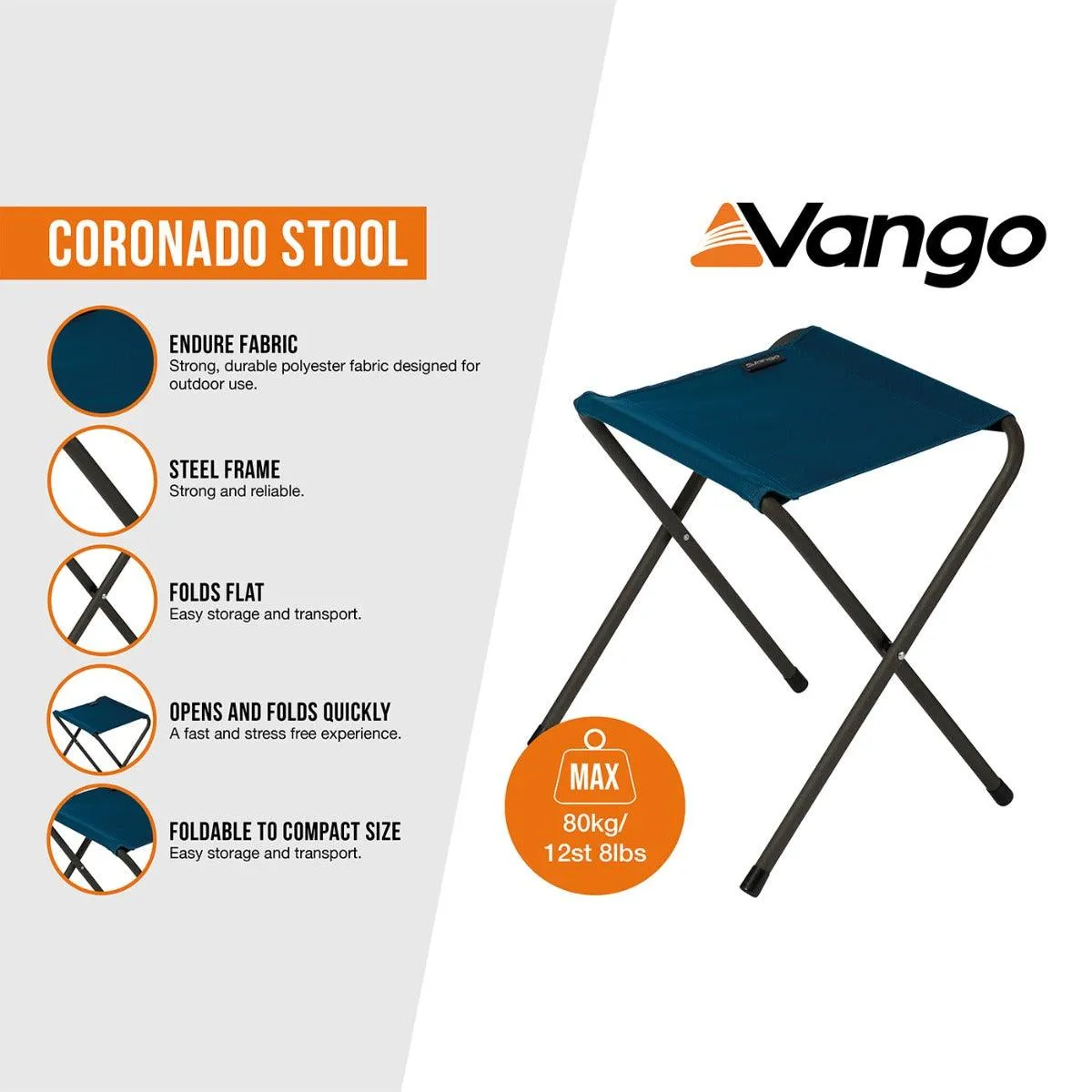 Vango Coronado Folding Camping Stool