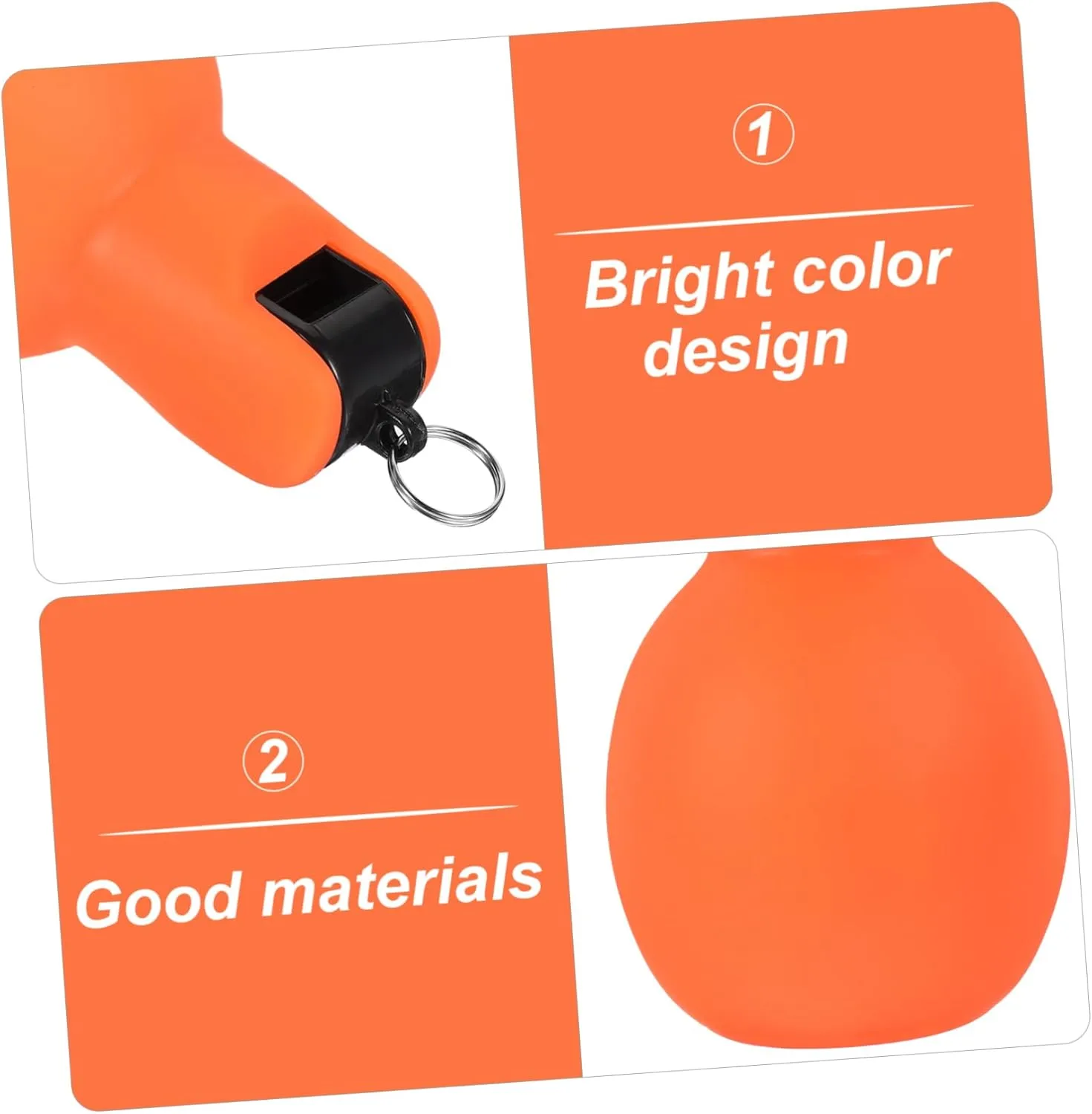 VANZACK 4 Pcs Outdoor Whistle Portable Small Whistle Outdoor Hunting Whistle Camping Whistle Hiking Squeeze