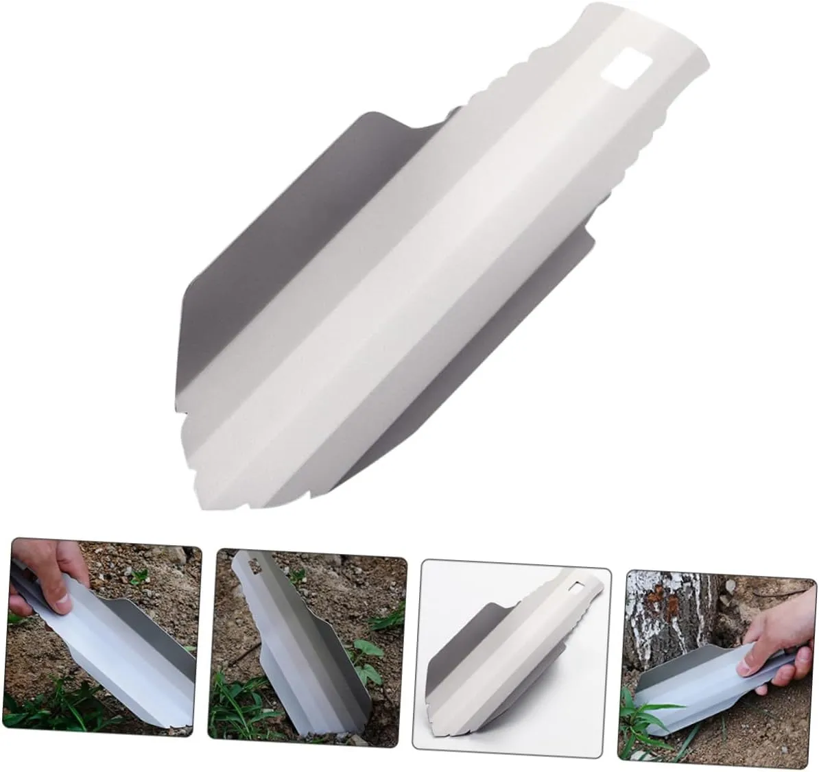 VANZACK 5pcs Handheld Garden Spade Lightweight Titanium Shovel for Planting Multipurpose Tool for Gardening and Outdoor Use