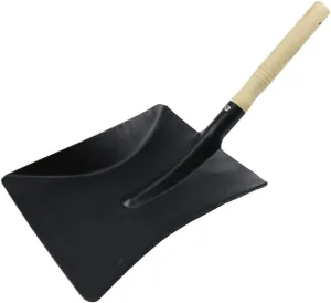 VANZACK Carbon Steel Gardening Tool Shovel Coal Bank Camping Trowel Square Scoop Shovel Lightweight Portable for Home BBQ Garden Use