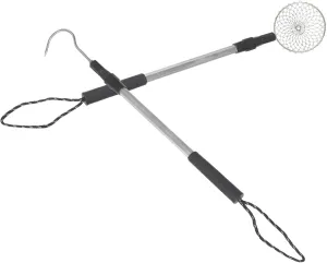 VICASKY 2pcs Aluminum Beach Scoop Sifter Shovel Large Mesh Beach Tool for Sand Shell Portable Outdoor Sifting Kit