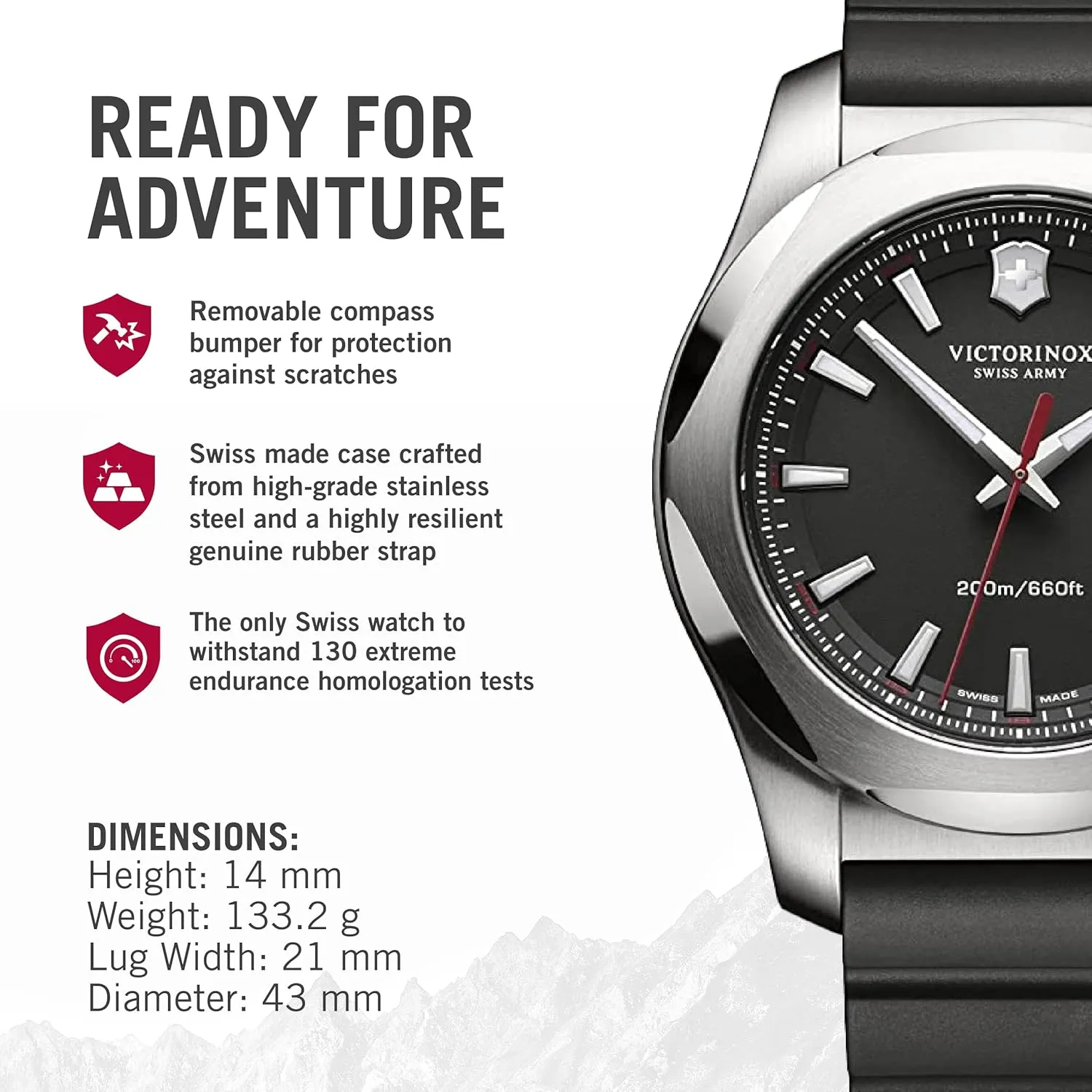Victorinox Alliance I.N.O.X. Analog Quartz Watch - Timeless Wristwatch