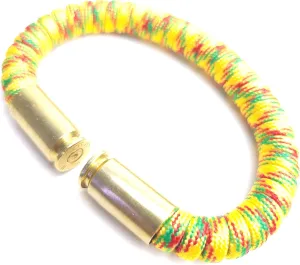 Vietnam Vet Paracord 40 Caliber Bullet Casing Bracelet