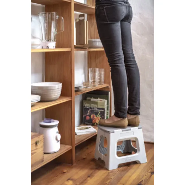Vigar Foldable Stool Srt/6 Grey - 23cm