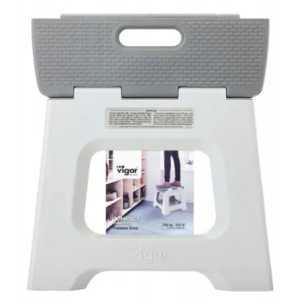 Vigar Foldable Stool Srt/6 Grey - 23cm