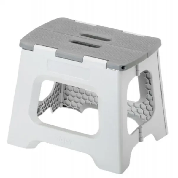 Vigar Foldable Stool Srt/6 Grey - 23cm