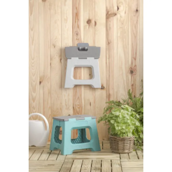 Vigar Foldable Stool Srt/6 Grey - 23cm