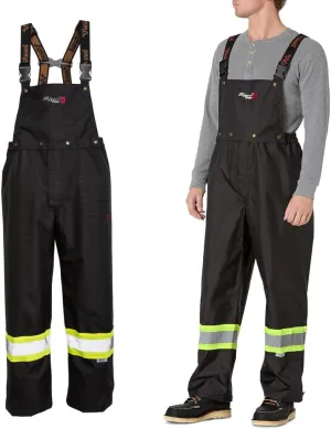 Viking Professional Journeyman 300D Trilobal Rip-Stop Fire Resistant Bib Overalls - FR Pants for Men, Class 1