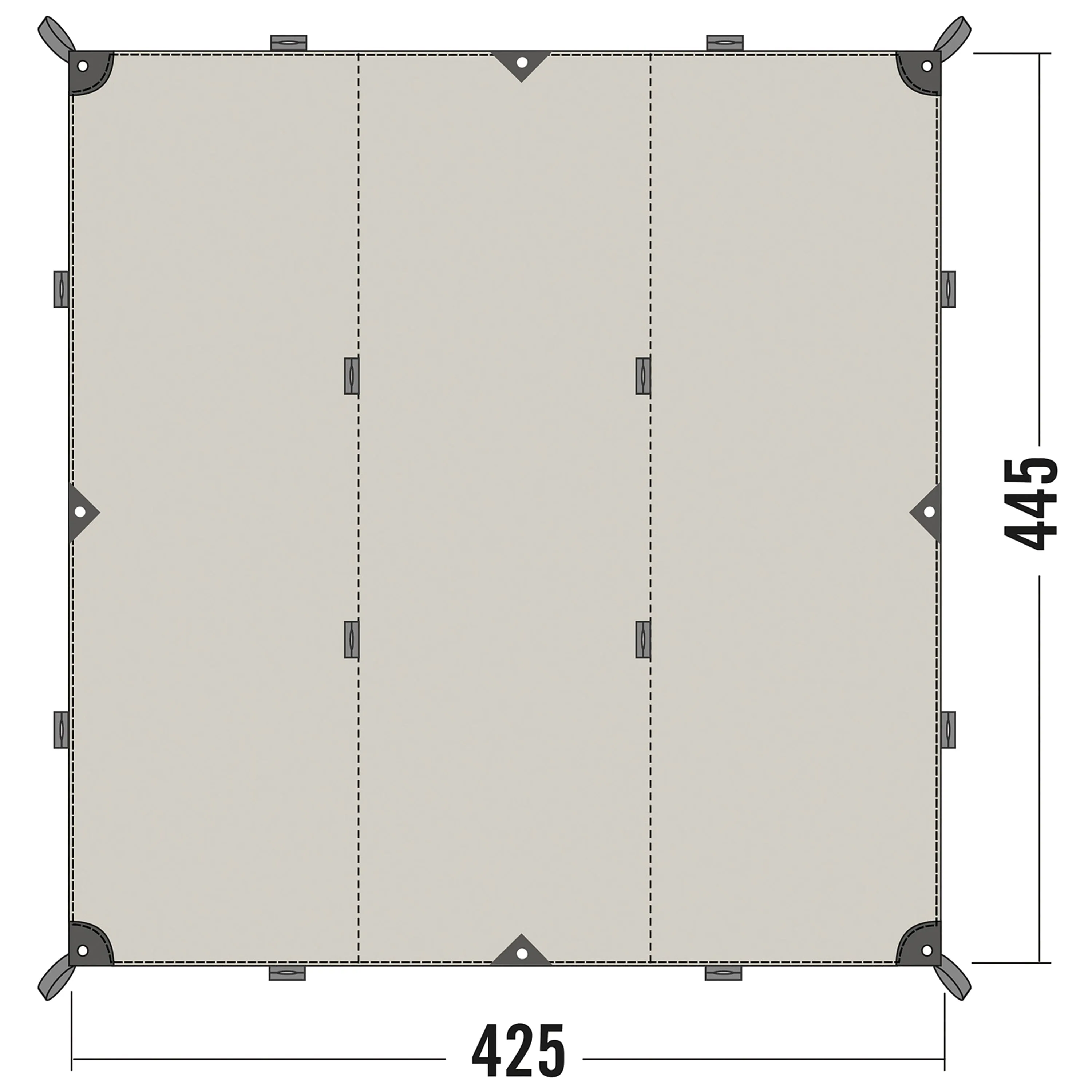 Voile d'ombrage Tarp 1 TC