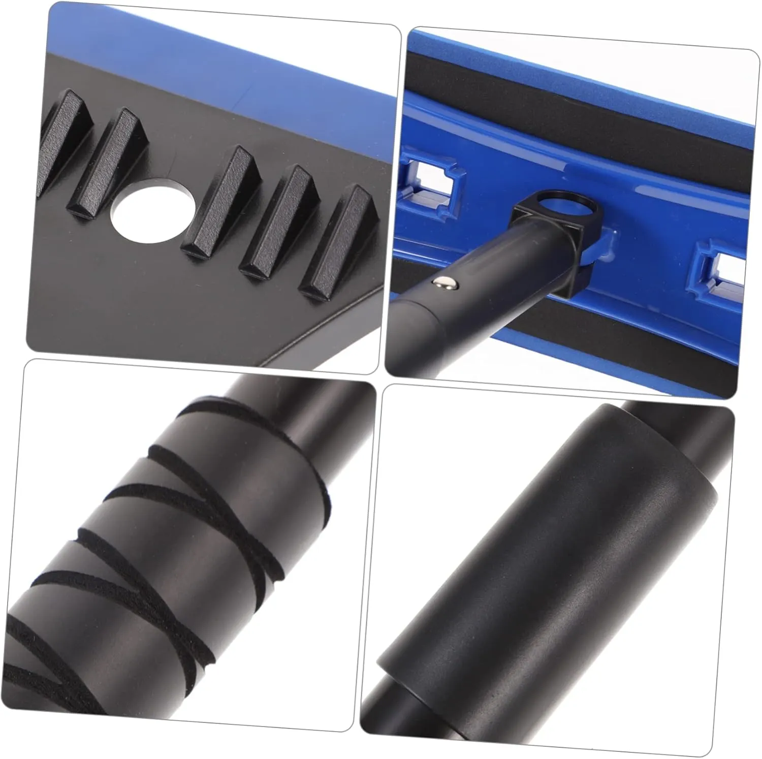 Wakauto Snow Remover Roof Tool Car Ice Scraper Extendable Brush Broom Multi-function Snow Shovel for
