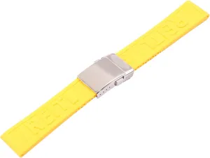 Watch Accessories Waterproof Silicone Strap for Breitling Challenger Rubber Bracelet Men and Women Watch Strap (Color : Black Green, Size : 22mm)