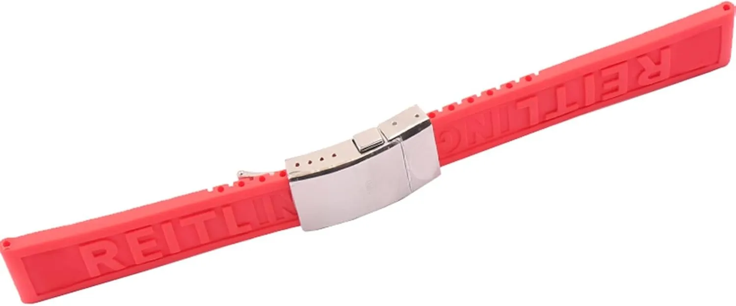 Watch Accessories Waterproof Silicone Strap For Breitling Challenger Rubber Bracelet Men and Women Watch Strap