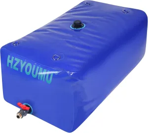 Water Tank 240L/63G Water Bladder Storage Container Foldable Portable Large Capacity Soft Bag Suitable for Outdoor Easy to Carry Out