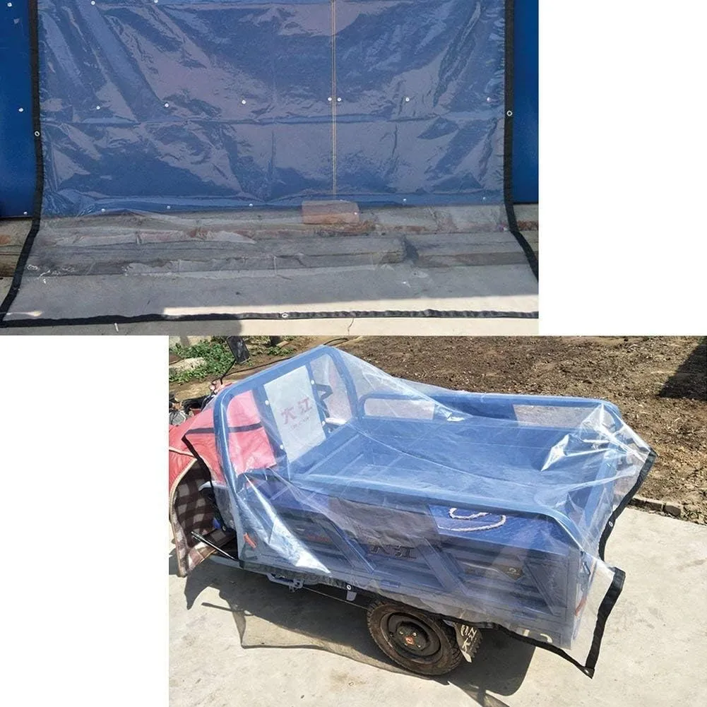 Waterproof Cover Tarp Tarpaulin Sheet,Sunshade Net, Shade Cloth, Waterproof Heavy Duty Balcony Window Tent, Indoor Outdoor Insulation Greenhouse Film,a,2 * 3M