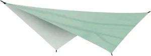 Watertight Tarp Tent Shade Outdoor Camping Hammock Garden Silver Coated Awning Canopy Sunshade Ultralight 340 * 260cm (Color : Green, Size : A)