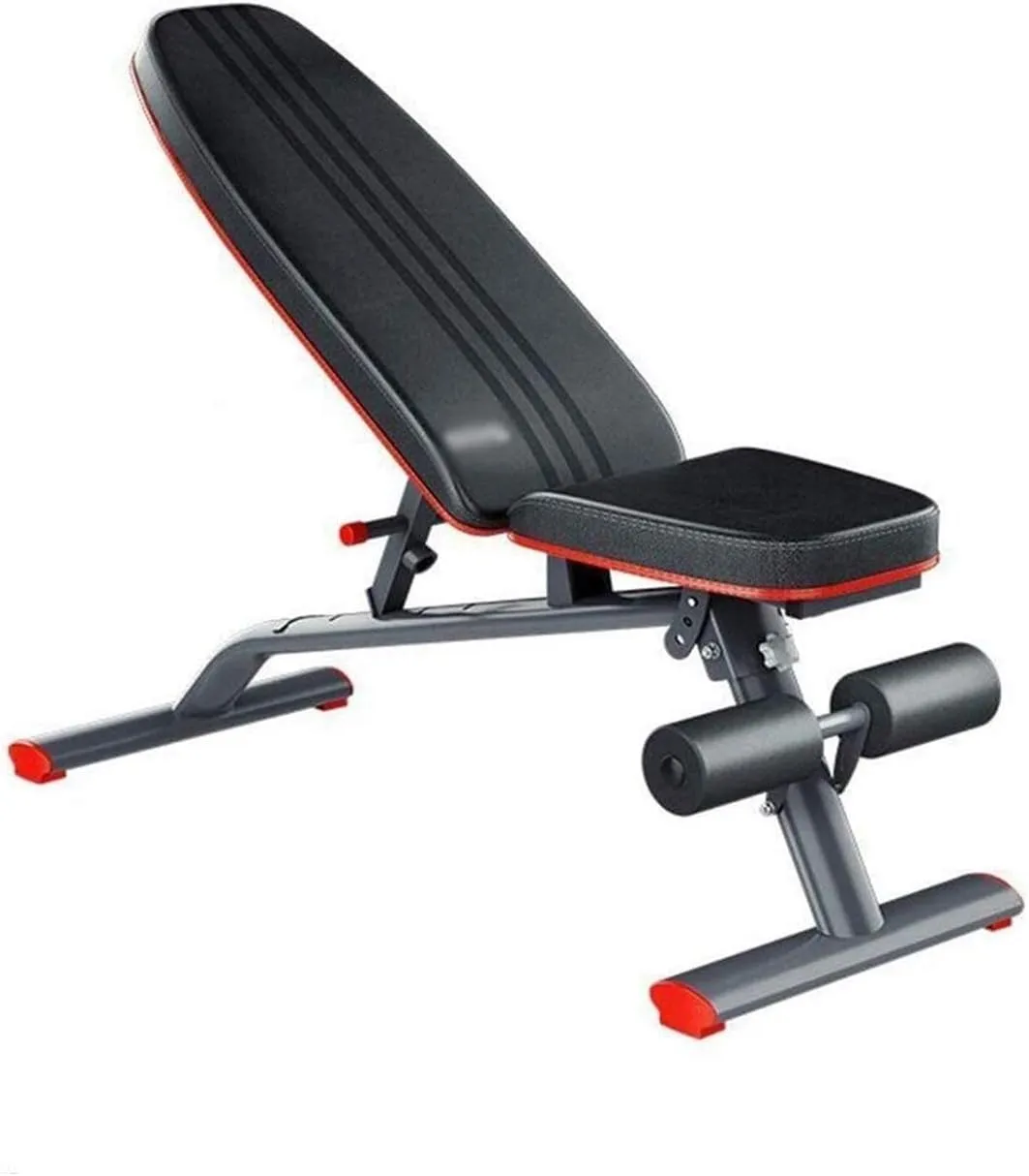 Weight Bench, Dumbbell Bench Workout Bench Adjustable Folding Multi-Function Dumbbell Bench Supine Board Sit-up