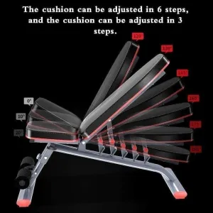 Weights Bench Adjustable Weight Bench Foldable Compact And Full Body Upright Incline Decline And Flat Exercise Dumbbell Flat Incline Decline Multi Use Exercise Home Train