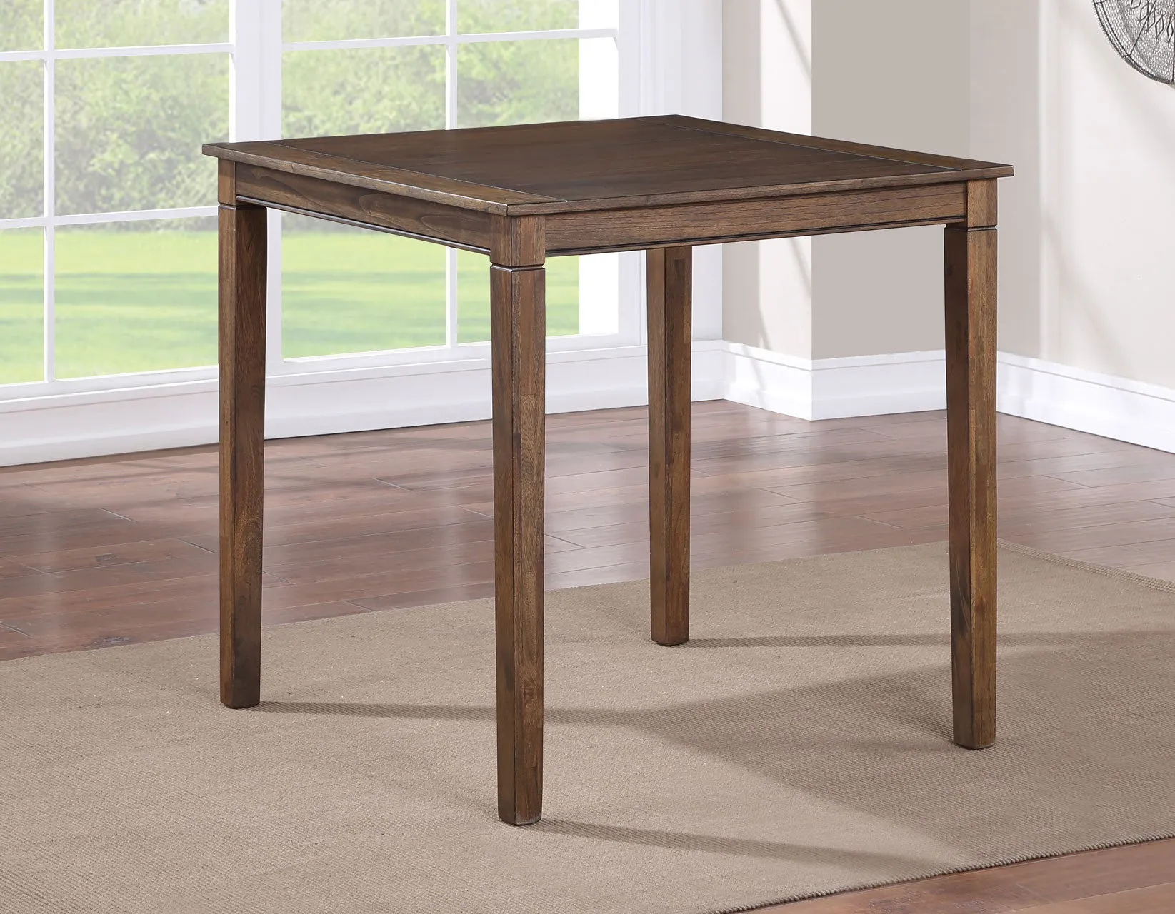 Westlake 5-Pack Counter Set, Brown(Counter Table & 4 Counter Stools)