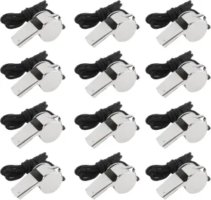 Whistles, Sports Coach Whistle, Whistle for Adults Stainless Steel Whistle for Coach Teachers Referees Officials
