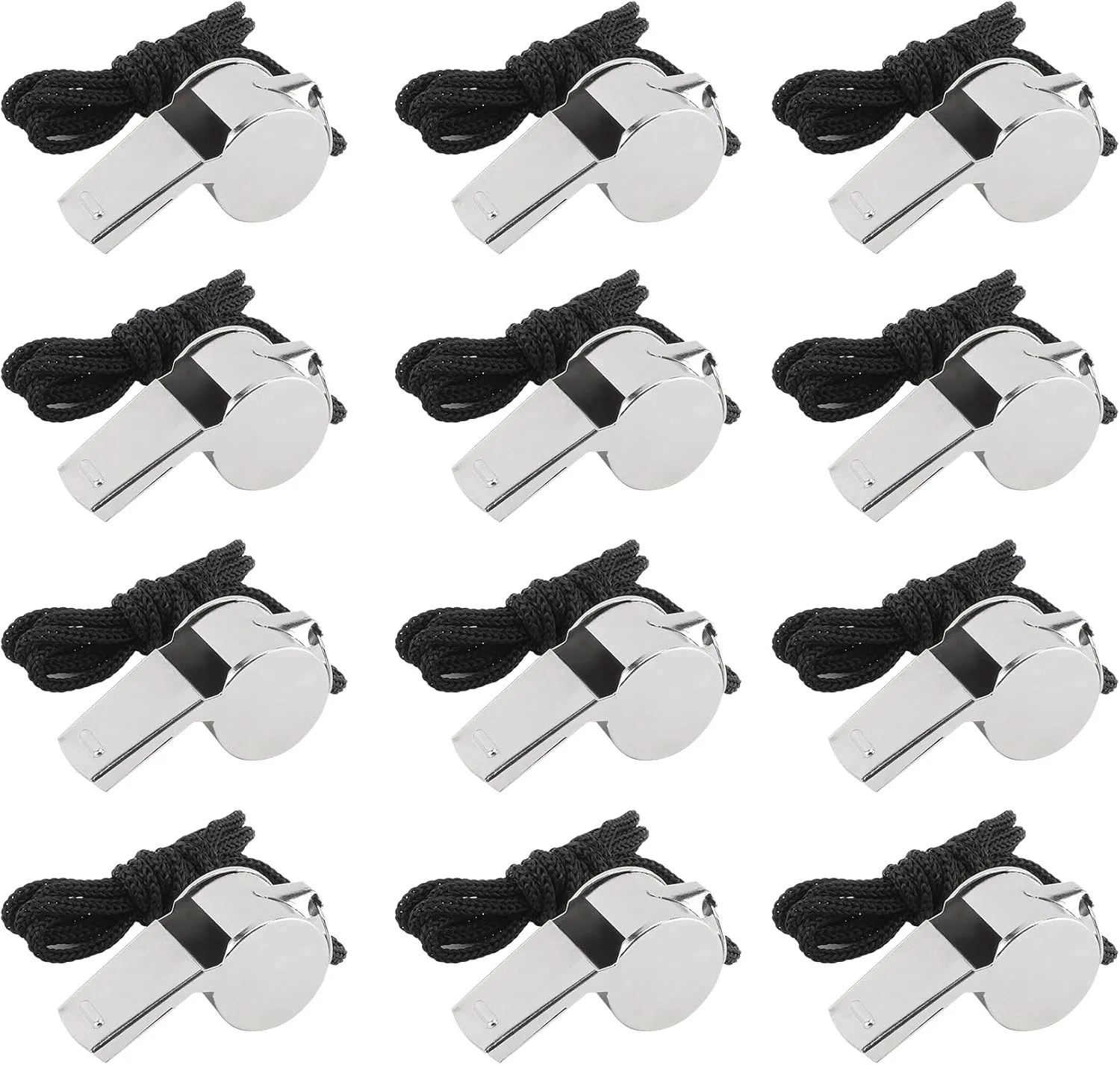 Whistles, Sports Coach Whistle, Whistle for Adults Stainless Steel Whistle for Coach Teachers Referees Officials