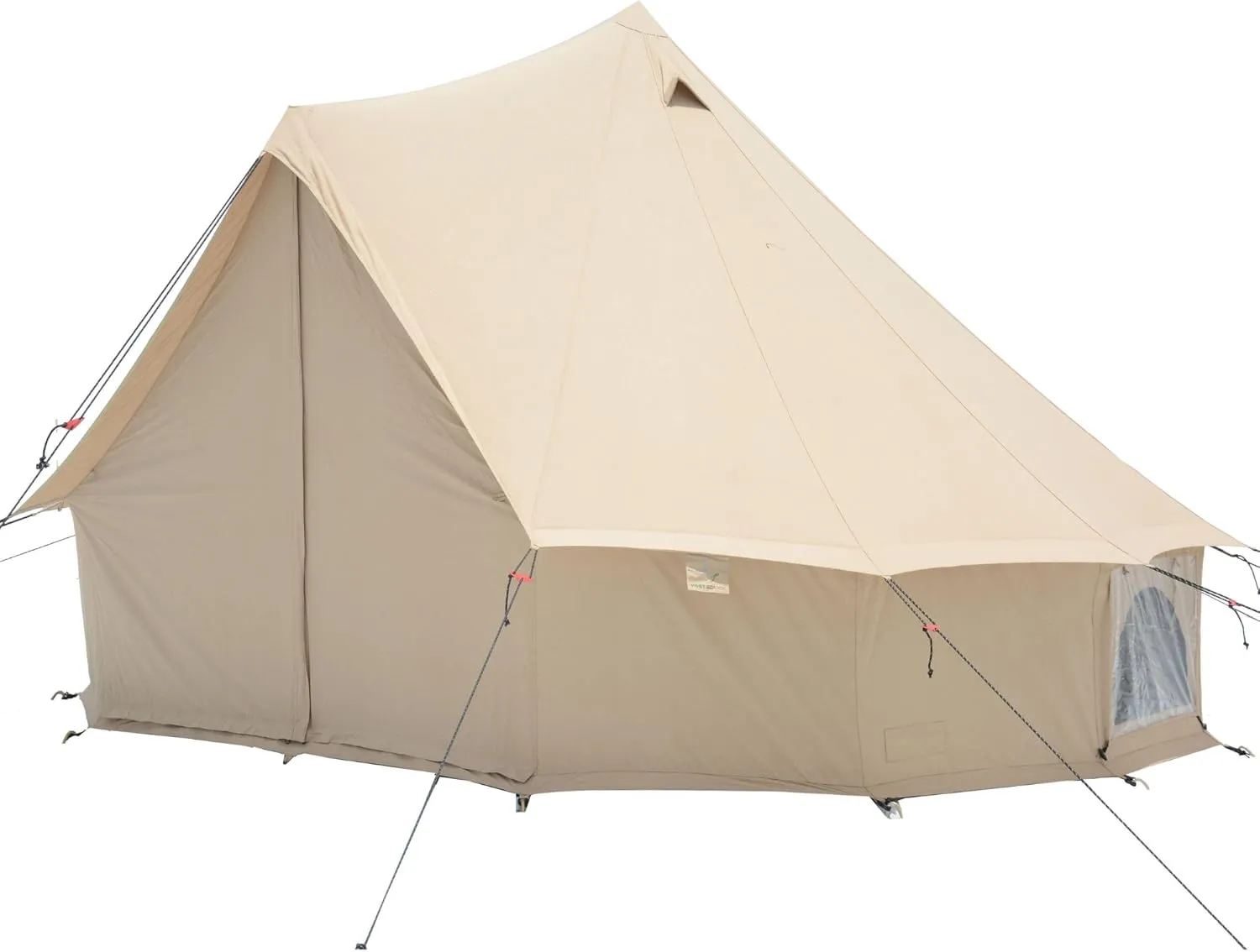 WHITEDUCK Regatta Canvas Bell Tent - w/StoveJack, Waterproof, 4 Season Luxury Camping and Glamping Yurt Tent Outdoor