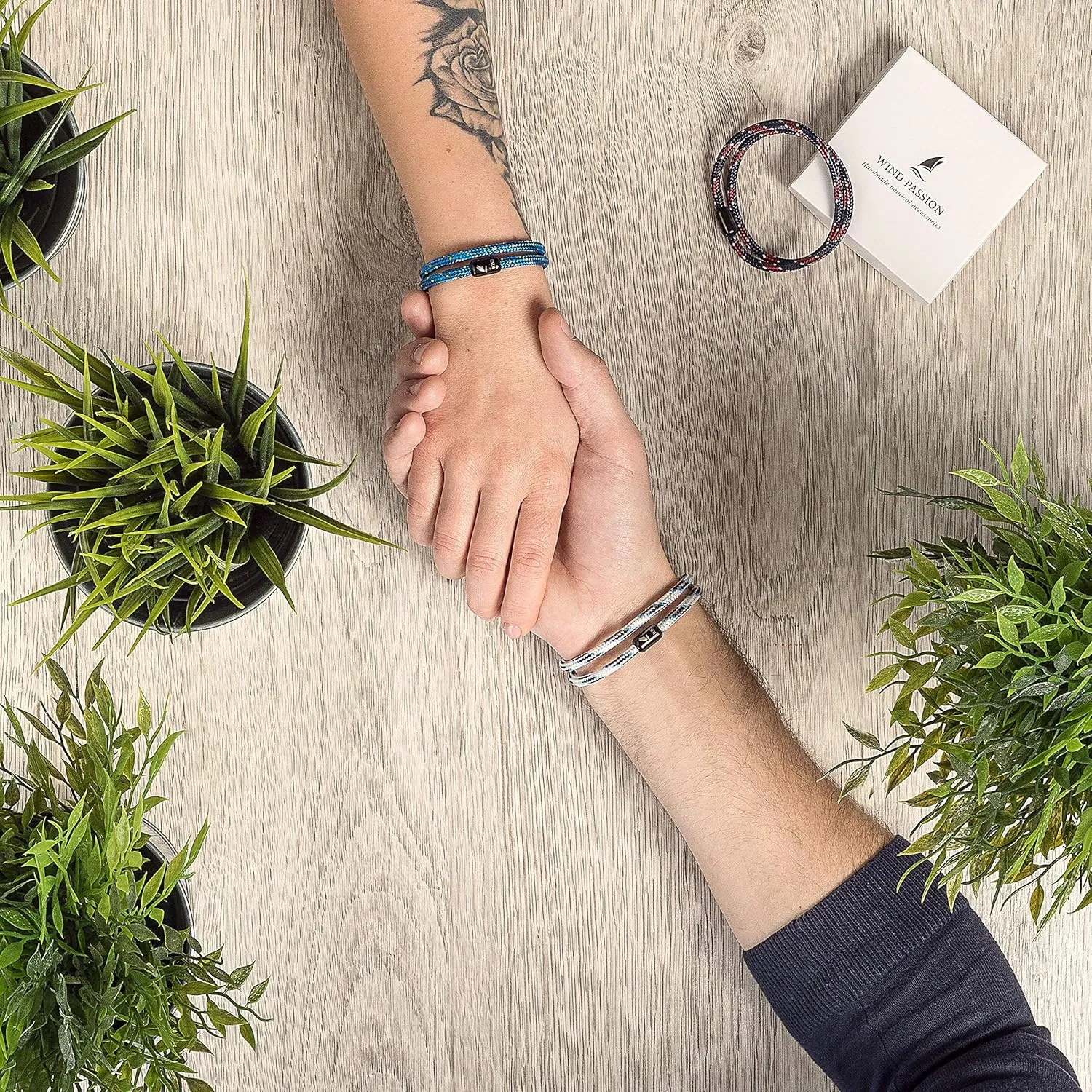 Wind Passion - paracord bracelet for women - bracelet for men - magnetic bracelet for men - rope bracelet for men - wrist bracelet - bracelet with magnetic clasp