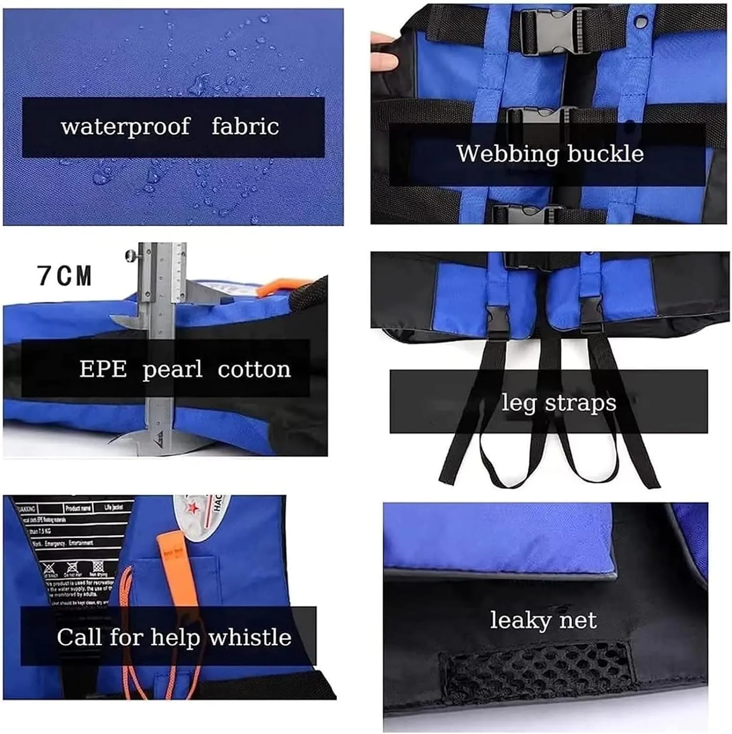 Women's Buoyancy Support Vest Adjustable High Buoyancy Vest - Water Safety Flotation Aid for Kayaking, Boating, Swimming & Water Sports with Rescue Whistle & Reflective Strips