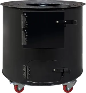 Wood Burning Stove, Outdoor Wood Stove, with Stove Ring and Detachable Leg Frame, it is Suitable for Outdoor Survival, Travel, picnics and Camping
