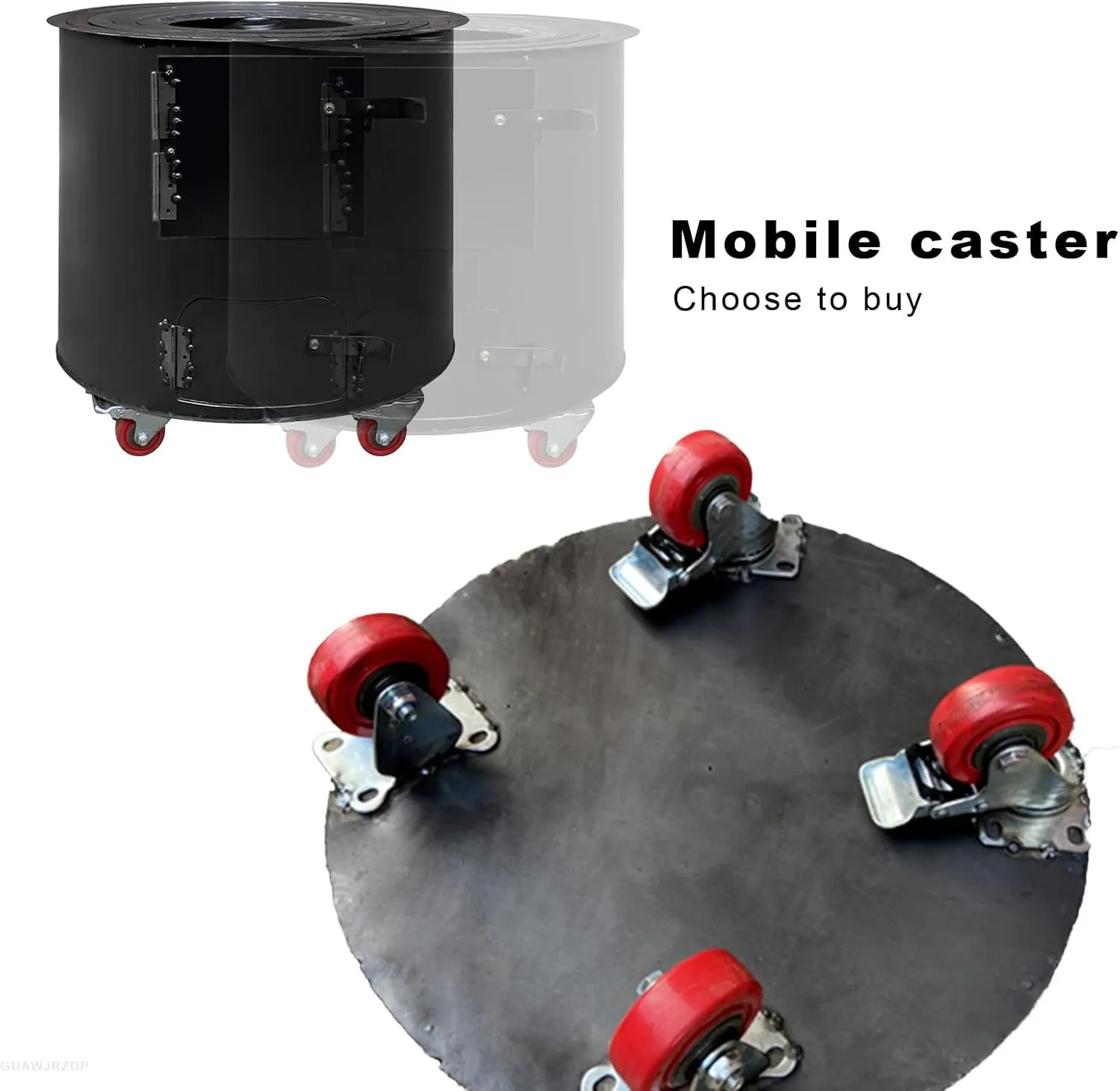 Wood Burning Stove, Outdoor Wood Stove, with Stove Ring and Detachable Leg Frame, it is Suitable for Outdoor Survival, Travel, picnics and Camping