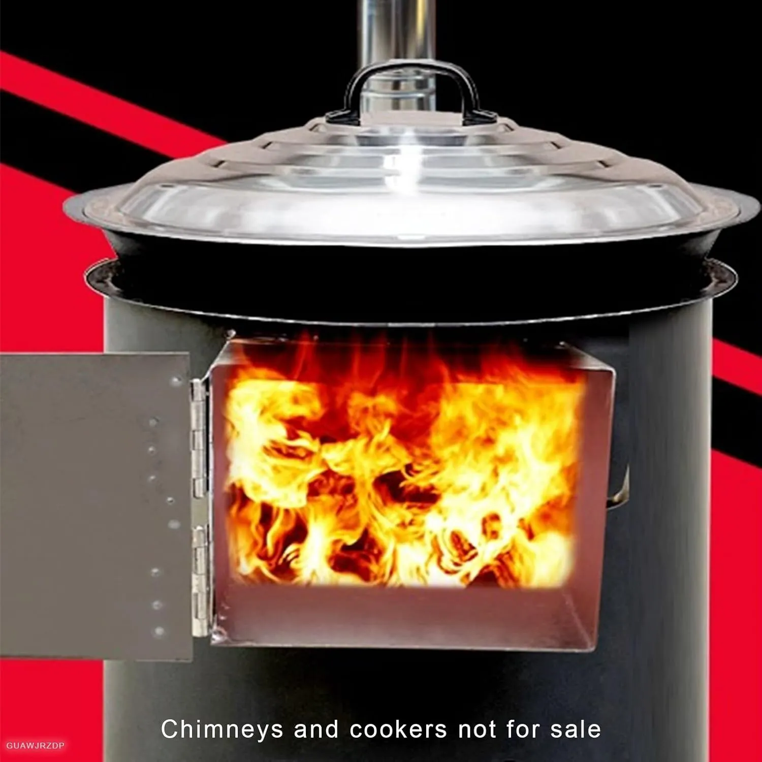 Wood Burning Stove, Outdoor Wood Stove, with Stove Ring and Detachable Leg Frame, it is Suitable for Outdoor Survival, Travel, picnics and Camping