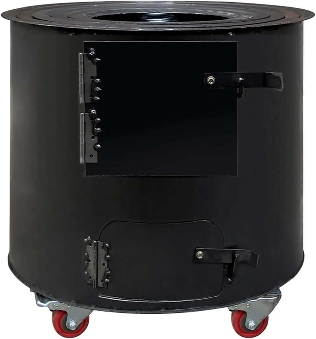 Wood Burning Stove, Outdoor Wood Stove, with Stove Ring and Detachable Leg Frame, it is Suitable for Outdoor Survival, Travel, picnics and Camping