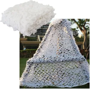 Woodland Camo Netting,Camouflage Net Outdoor,Sunblock Mesh Tarp,Quick Dry/Reinforce Double Layer,for Camping Hunting,Car Covers,Building Shelters,Sunscreen Nets,1.5x2m(5 * 6.6ft)