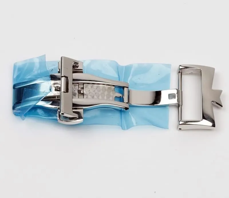 Wscebck Stainless Steel Watch Clasp for VC Vacheron Watch Strap Buckles Constantin 20mm Silver Metal Pin Butterfly Clasp