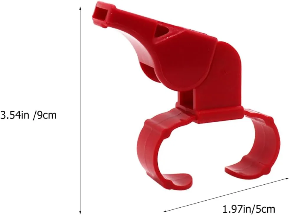Yardwe Loud Sports Whistles with Ring Durable Whistles for Referees and Outdoor Activities for Games and