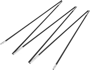 Yctze Outdoor Fiberglass Camping Tent Pole Bars, Sunshelter Support Rods with Awning Frames Kit, Shockcorded Heavy Tent Poles, Suitable for 12ft Tent, Tent Pole Replacements